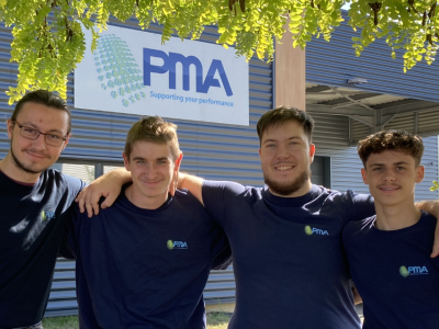 Arrivée de nouveaux apprentis dans l'équipe PMA d'Arnage